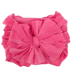 Candy Pink Ruffled Headband