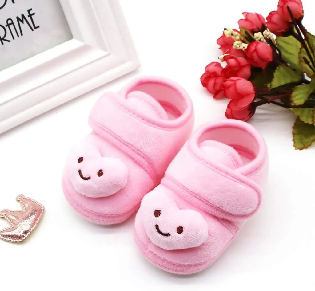 Casual Walking Shoes for Kids Tennis Shoes Little Boys Winter Plush Girls Cloud Infant Soft Warm Sole Shoes
