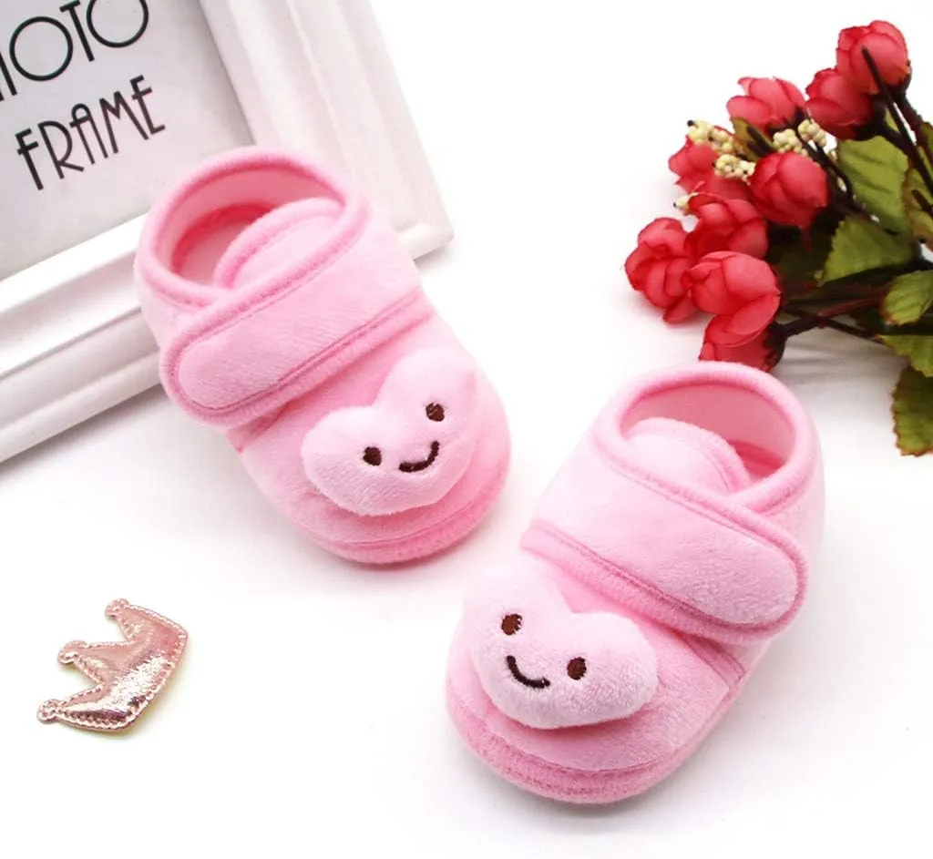 Casual Walking Shoes for Kids Tennis Shoes Little Boys Winter Plush Girls Cloud Infant Soft Warm Sole Shoes