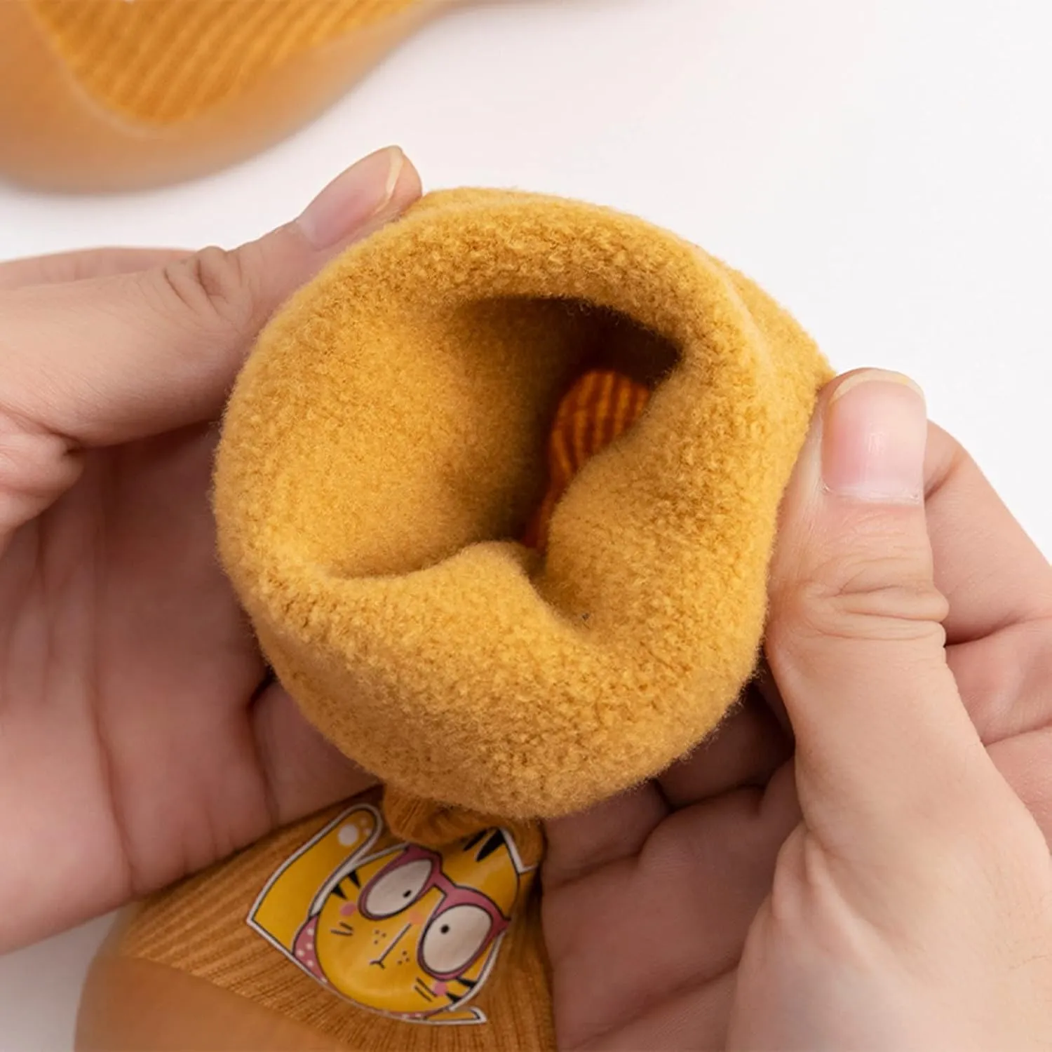 Cat And Girls Sandals Baby Sole Soft Girls Stocking Shoes Boys Toddler Solid Socks Slipper Rubber Warm Kids Knit Baby Shoes Baby Sneakers 12 Months