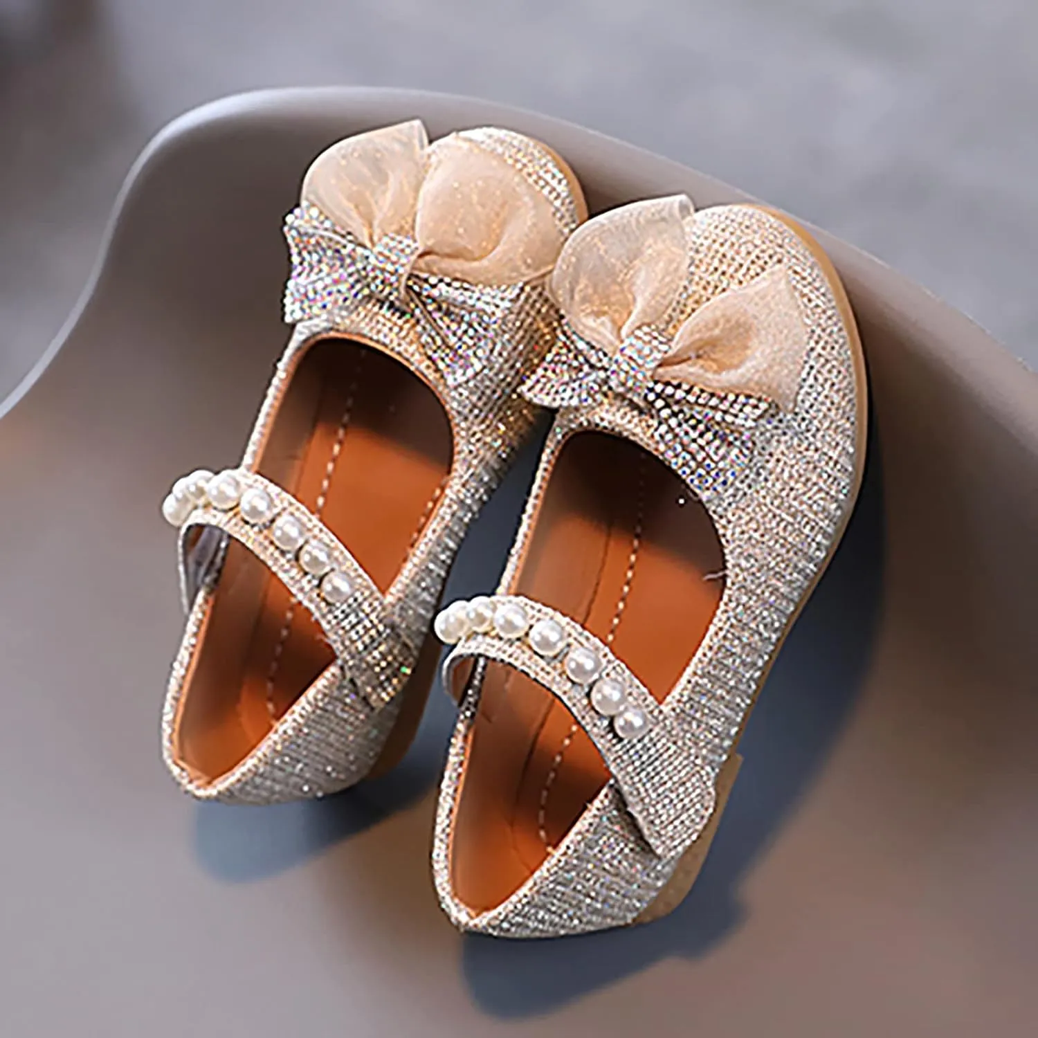 Children Flat Heels Princess Shoes Kids Sandals Comfortable Soft Soles Leather Shoes Baby Girls Size 1 Jelly Shoes
