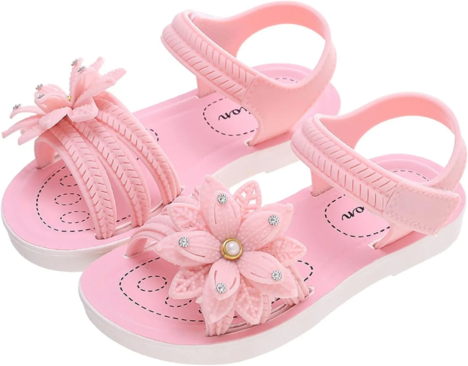 Children Shoes Girls Sandals Summer New Soft Sole Non Slip Comfortable Fashion Princess Shoes Bow Shoe for Toddlers