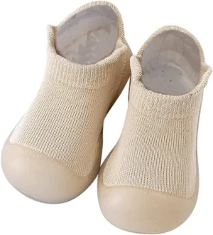 Children Summer Sandals Toddler Kids Infant Newborn Baby Boys Girls Shoes Solid Ruffled Soft Soles (Khaki, 0-6 Months)
