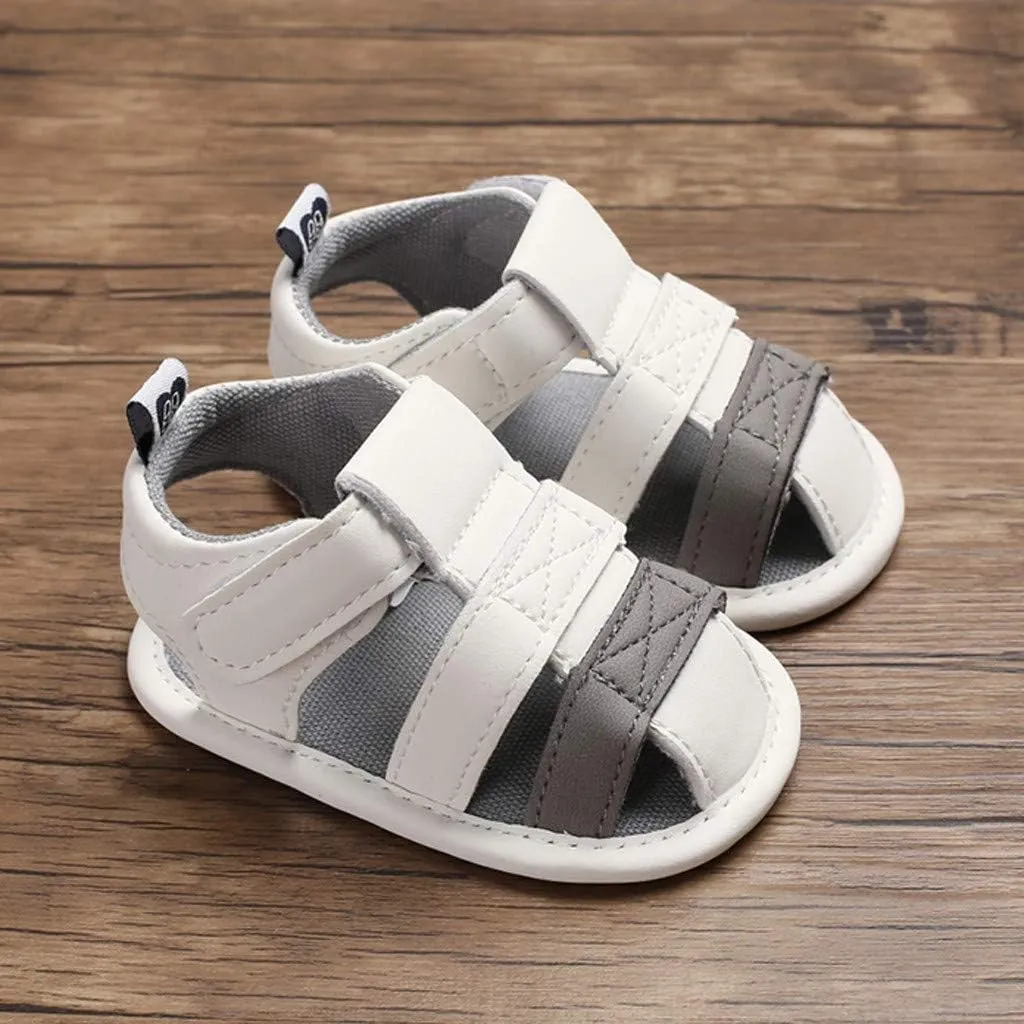 Children Tennis Shoes Soft Splicing Shoes Infant Sandals Sole Prewalker Single Baby Boy Baby Shoes