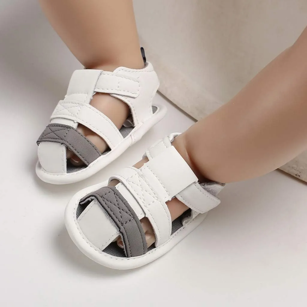 Children Tennis Shoes Soft Splicing Shoes Infant Sandals Sole Prewalker Single Baby Boy Baby Shoes