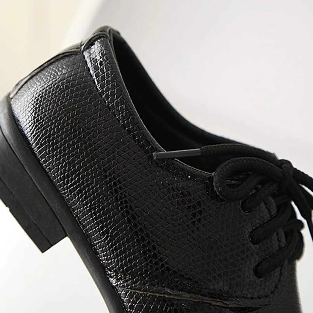 Children Toddler British Style Leather Shoes for 1-12 Years Baby Boys Student Perform Casual Dress Shoes School Party