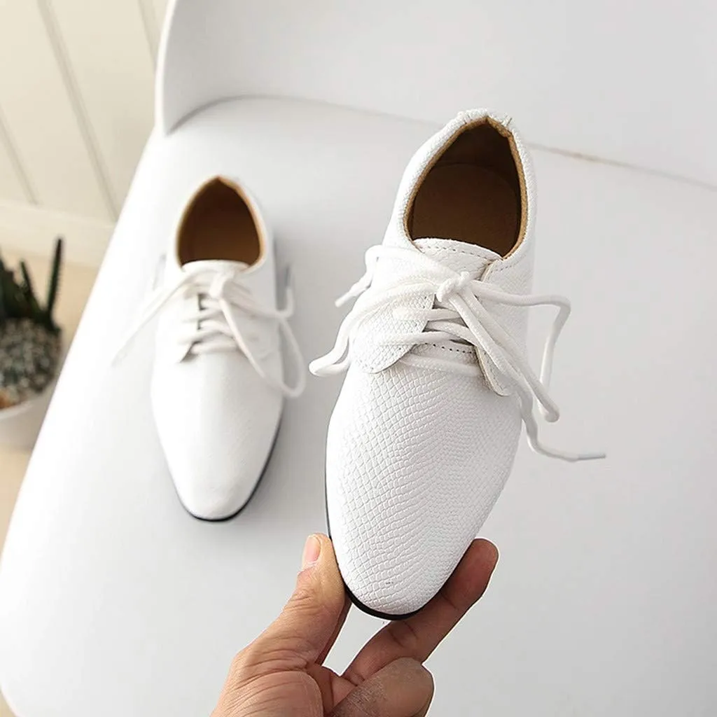 Children Toddler British Style Leather Shoes for 1-12 Years Baby Boys Student Perform Casual Dress Shoes School Party
