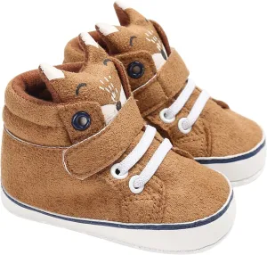 Cute Cartoon Infant Unisex Baby Warm Cotton Anti-Slip Soft Sole First Walkers Shoes Baby Boy Girl Shoes Sneakers