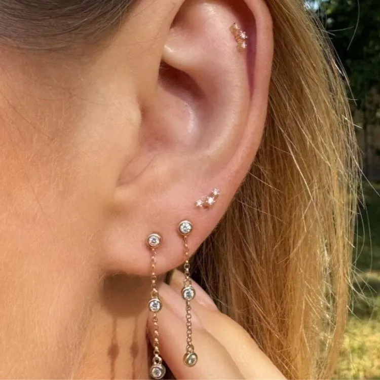 Diamonds by the Yard Drop Earrings