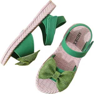 EnJoCho Baby Sandals,Newborn Baby Girls Boys Roman Shoes Sandals First Walkers Soft Sole Shoes for 0-18Months Toddler (Green #2TY, 5-5.5 Years)