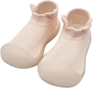 EnJoCho Children Summer Sandals Toddler Kids Infant Newborn Baby Boys Girls Shoes Solid Ruffled Soft Soles (Pink, 2-3 Years)