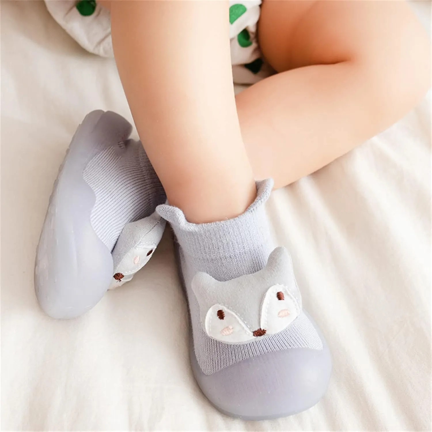 EnJoCho Girls Tennis Shoes Toddler Kids Newborn Baby Boys Cute Cartoon Animals Soft Soles First Walkers Antislip Shoes