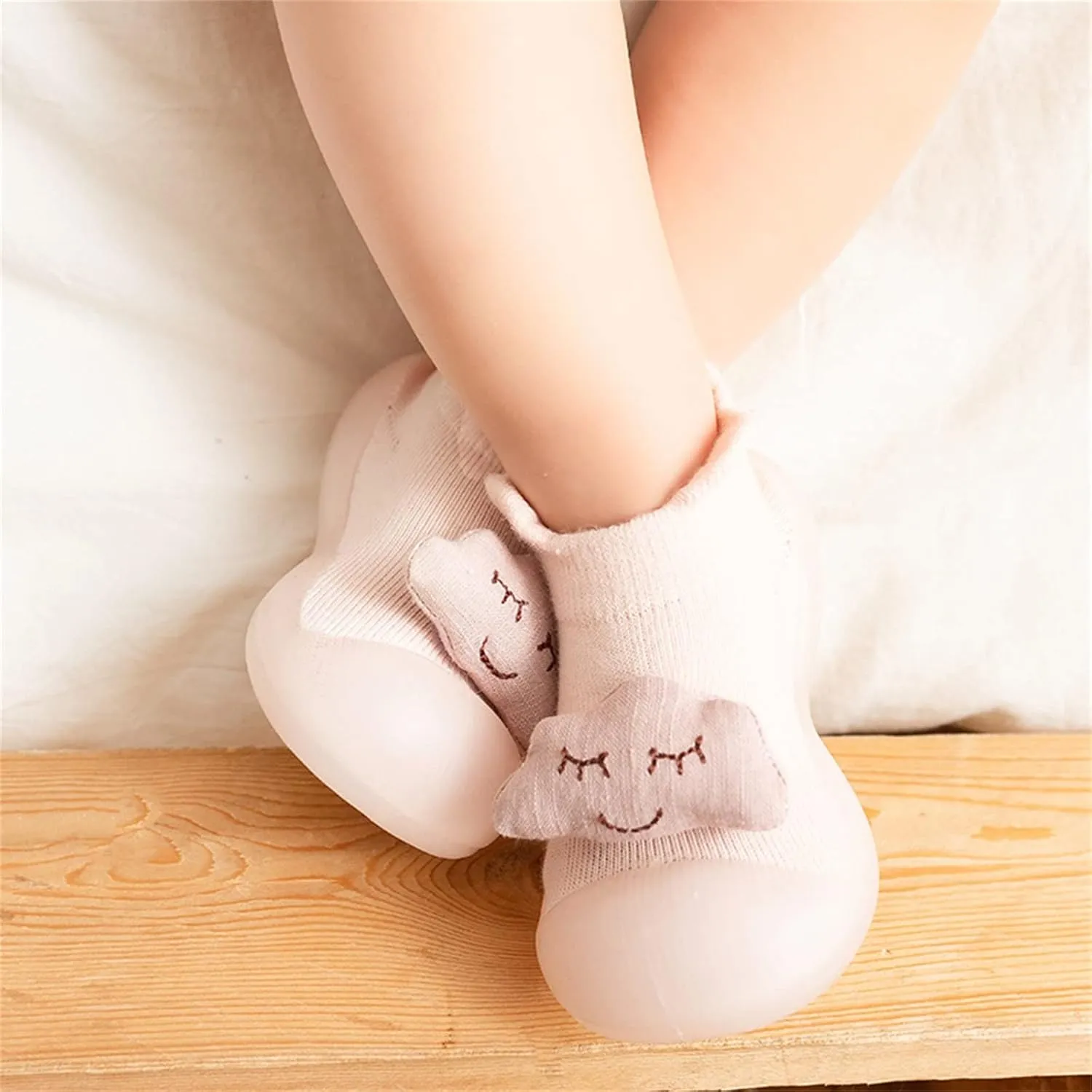 EnJoCho Girls Tennis Shoes Toddler Kids Newborn Baby Boys Cute Cartoon Animals Soft Soles First Walkers Antislip Shoes