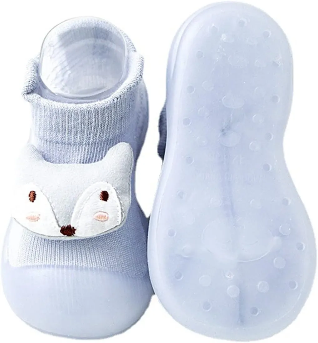 EnJoCho Girls Tennis Shoes Toddler Kids Newborn Baby Boys Cute Cartoon Animals Soft Soles First Walkers Antislip Shoes