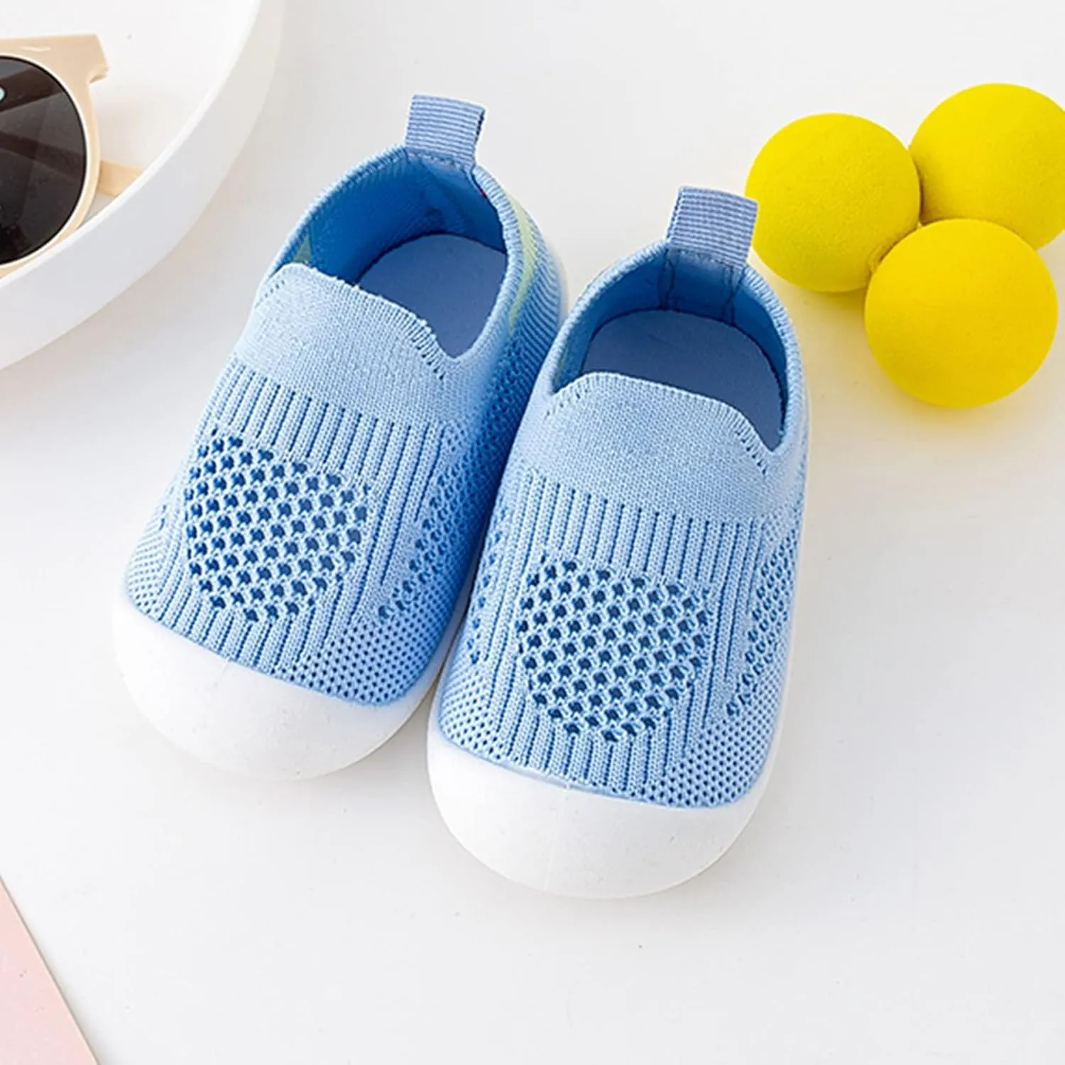 EnJoCho Tennis Shoes for Toddler Infant Shoes Hollow Out Breathable Socks Shoes Soft Sole Non Slip Wear Out Floor Shoes