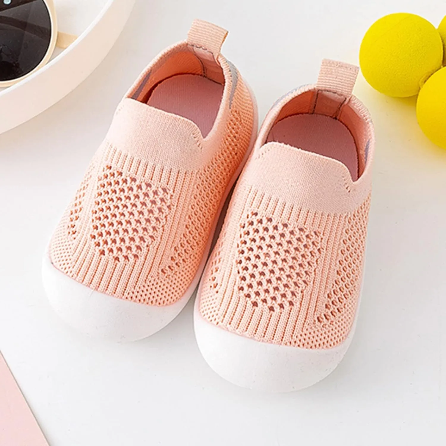 EnJoCho Tennis Shoes for Toddler Infant Shoes Hollow Out Breathable Socks Shoes Soft Sole Non Slip Wear Out Floor Shoes