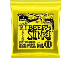 Ernie Ball 3627EB Beefy Slinky Electric Strings 11-54 3-Pack