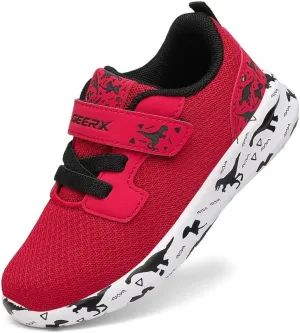 GEERX DIMO Dinosaur Toddler Boys Shoes Non Slip Lightweight Breathable Comfortable Sport Athletic Running Tennis Sneakers