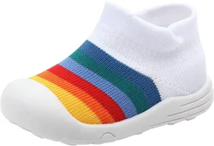 Girl Shoes, Infant Baby Toddler Boys Girls Knit Soft Sole Rubber Socks Shoes Slipper Shoes