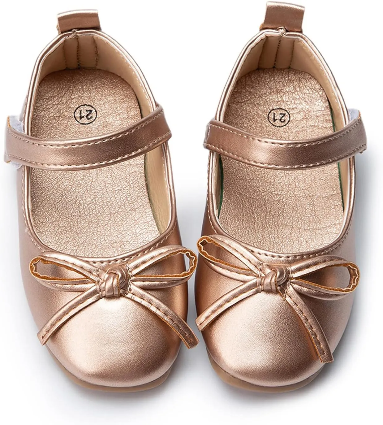 Girls Dress Shoes,1-4 Years Kids Leather Princess Shoes with Bow Non Slip Children Student Ballet Shoes Baby Shoes