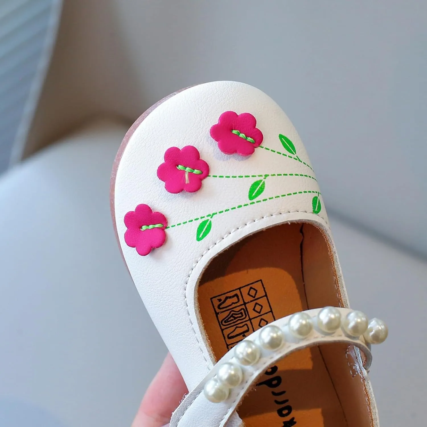 Girls Kids Dress Sandals Flower Sequins Close Toe ow Heel Ankle Shoes Toddler Summer Dance Soft Sole Cute Shoes