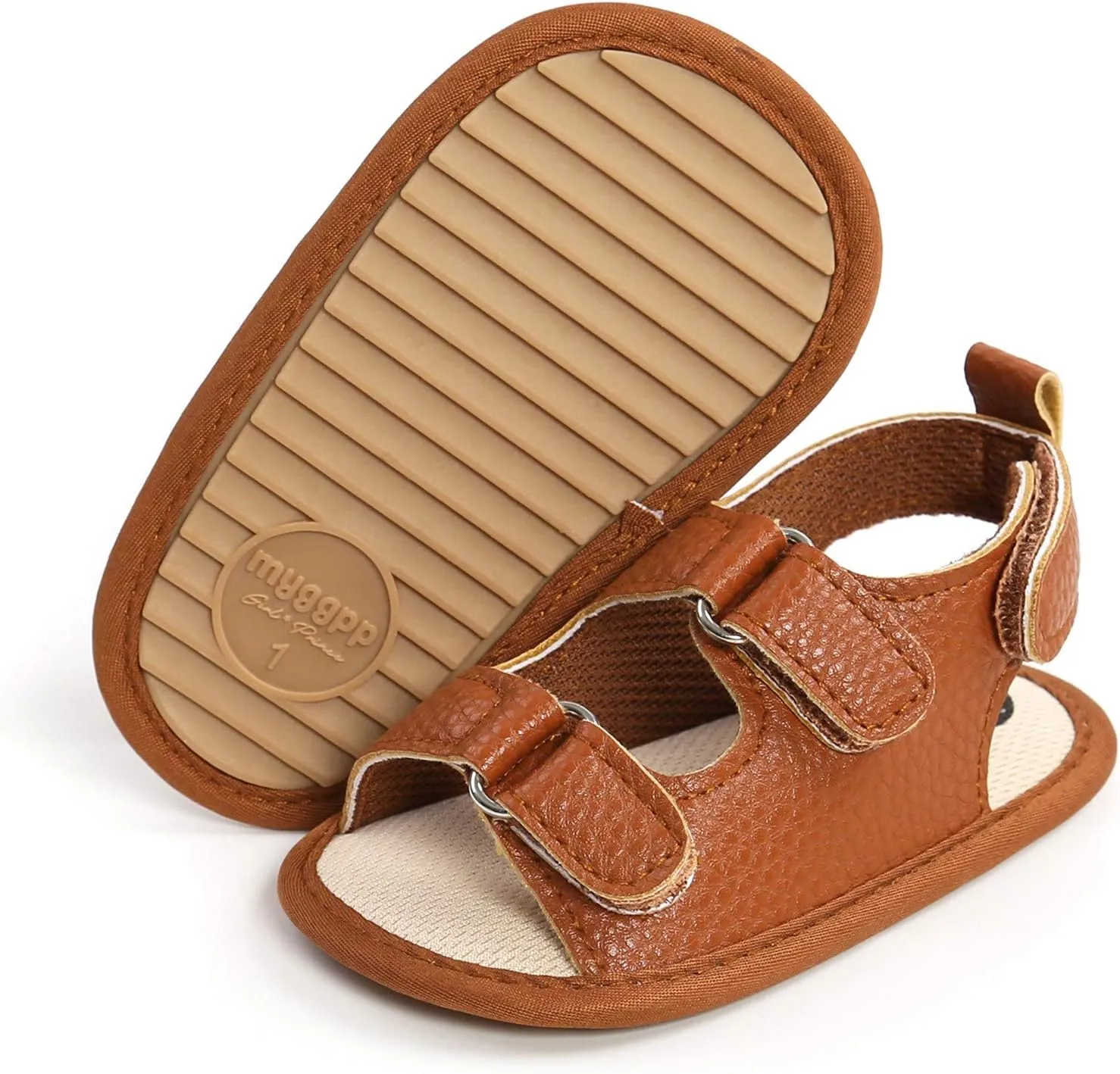 Girls Prewalker Walking Soft Sandals Sole Flat Boys Non-Slip Shoes Baby Rubber Baby Shoes Toddler Mary Jane Shoes