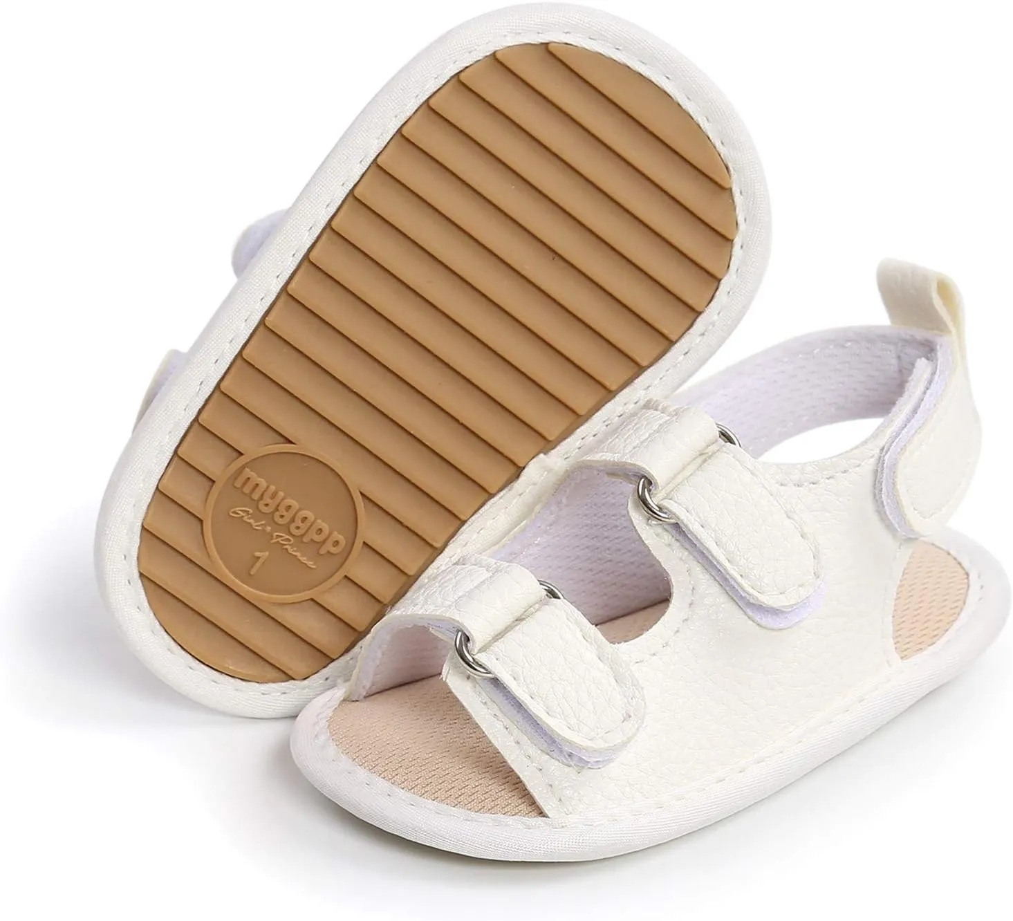 Girls Prewalker Walking Soft Sandals Sole Flat Boys Non-Slip Shoes Baby Rubber Baby Shoes Toddler Mary Jane Shoes