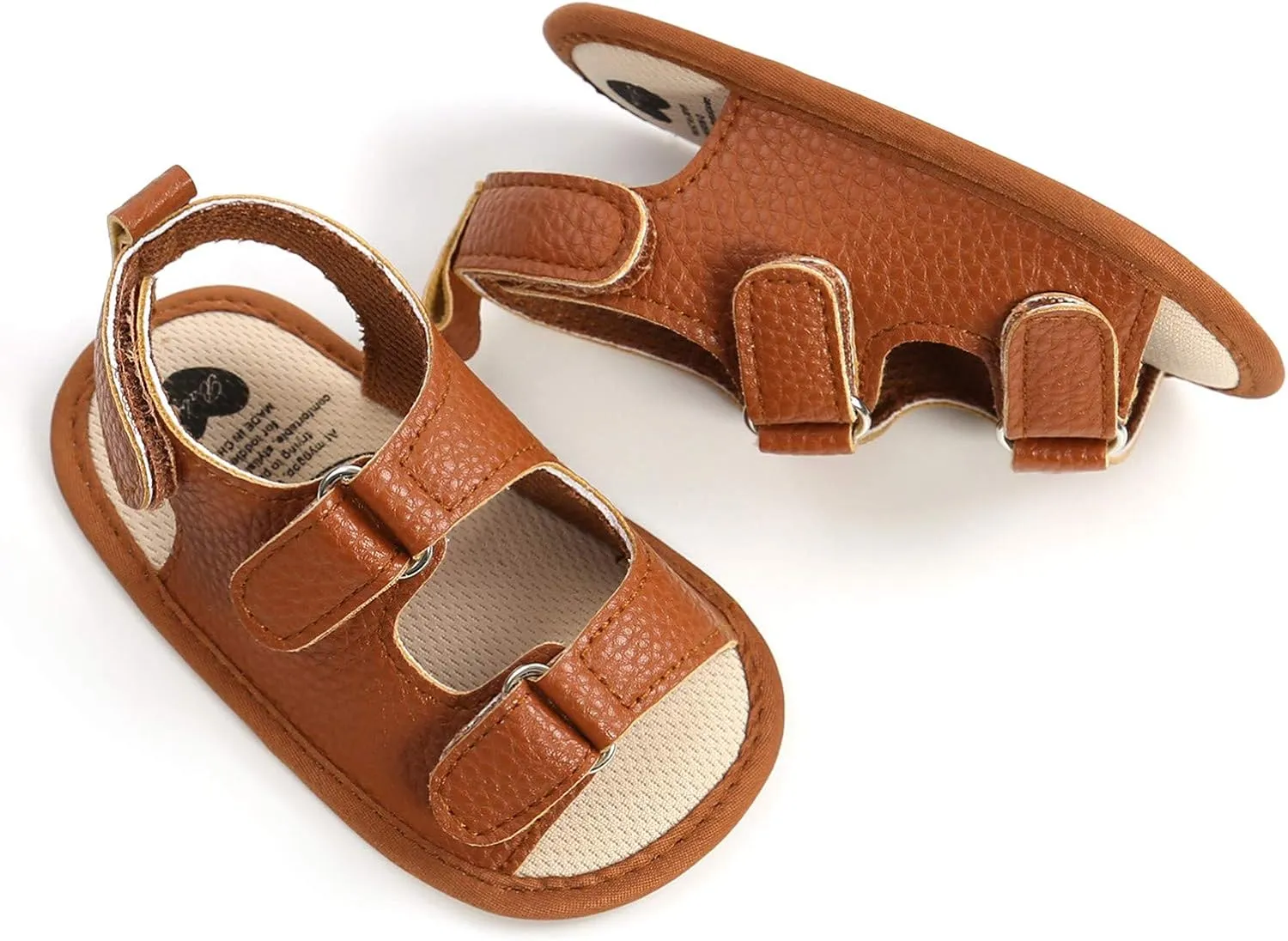 Girls Prewalker Walking Soft Sandals Sole Flat Boys Non-Slip Shoes Baby Rubber Baby Shoes Toddler Mary Jane Shoes