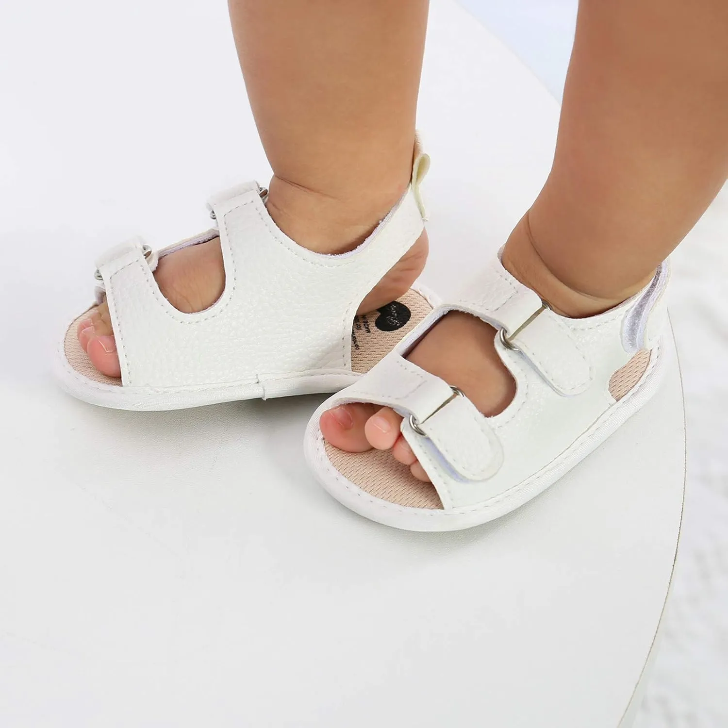 Girls Prewalker Walking Soft Sandals Sole Flat Boys Non-Slip Shoes Baby Rubber Baby Shoes Toddler Mary Jane Shoes