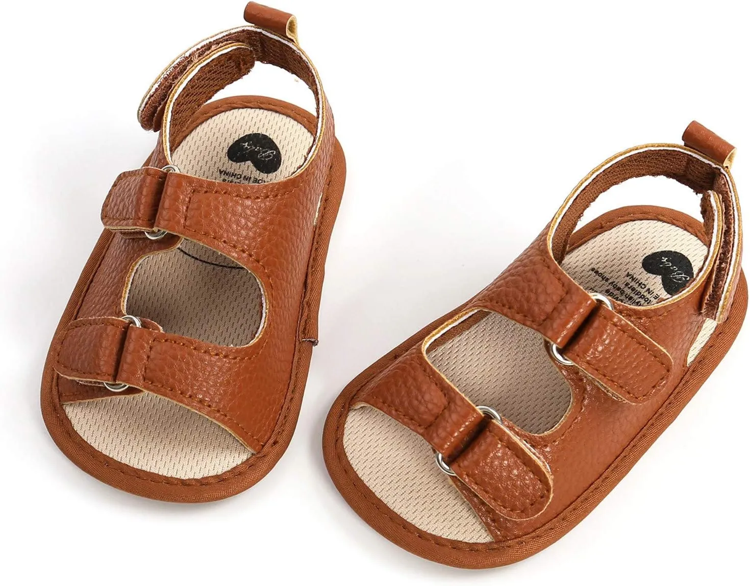 Girls Prewalker Walking Soft Sandals Sole Flat Boys Non-Slip Shoes Baby Rubber Baby Shoes Toddler Mary Jane Shoes