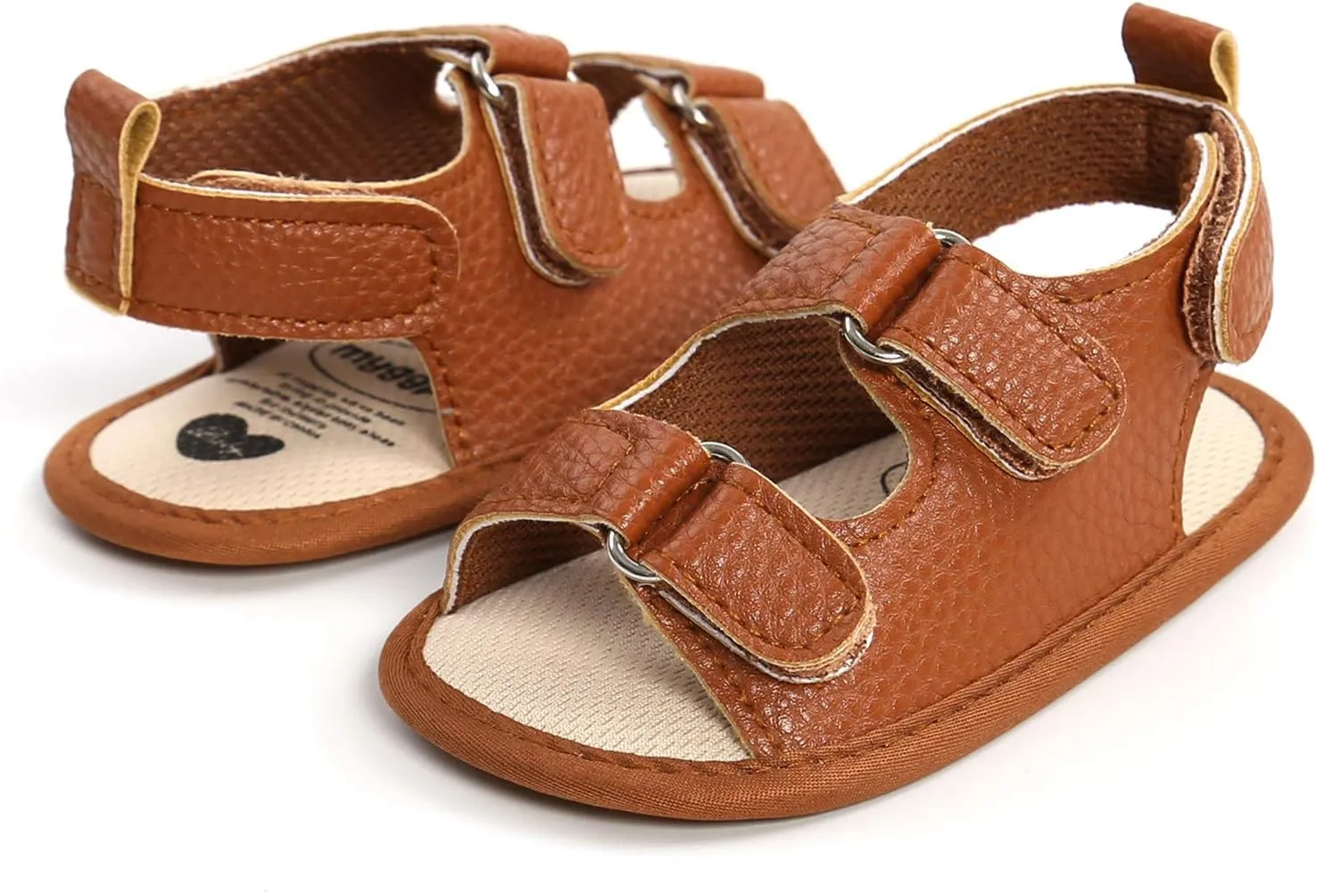 Girls Prewalker Walking Soft Sandals Sole Flat Boys Non-Slip Shoes Baby Rubber Baby Shoes Toddler Mary Jane Shoes