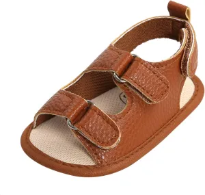 Girls Prewalker Walking Soft Sandals Sole Flat Boys Non-Slip Shoes Baby Rubber Baby Shoes Toddler Mary Jane Shoes