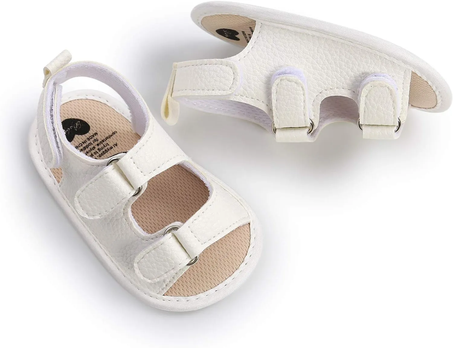 Girls Prewalker Walking Soft Sandals Sole Flat Boys Non-Slip Shoes Baby Rubber Baby Shoes Toddler Mary Jane Shoes
