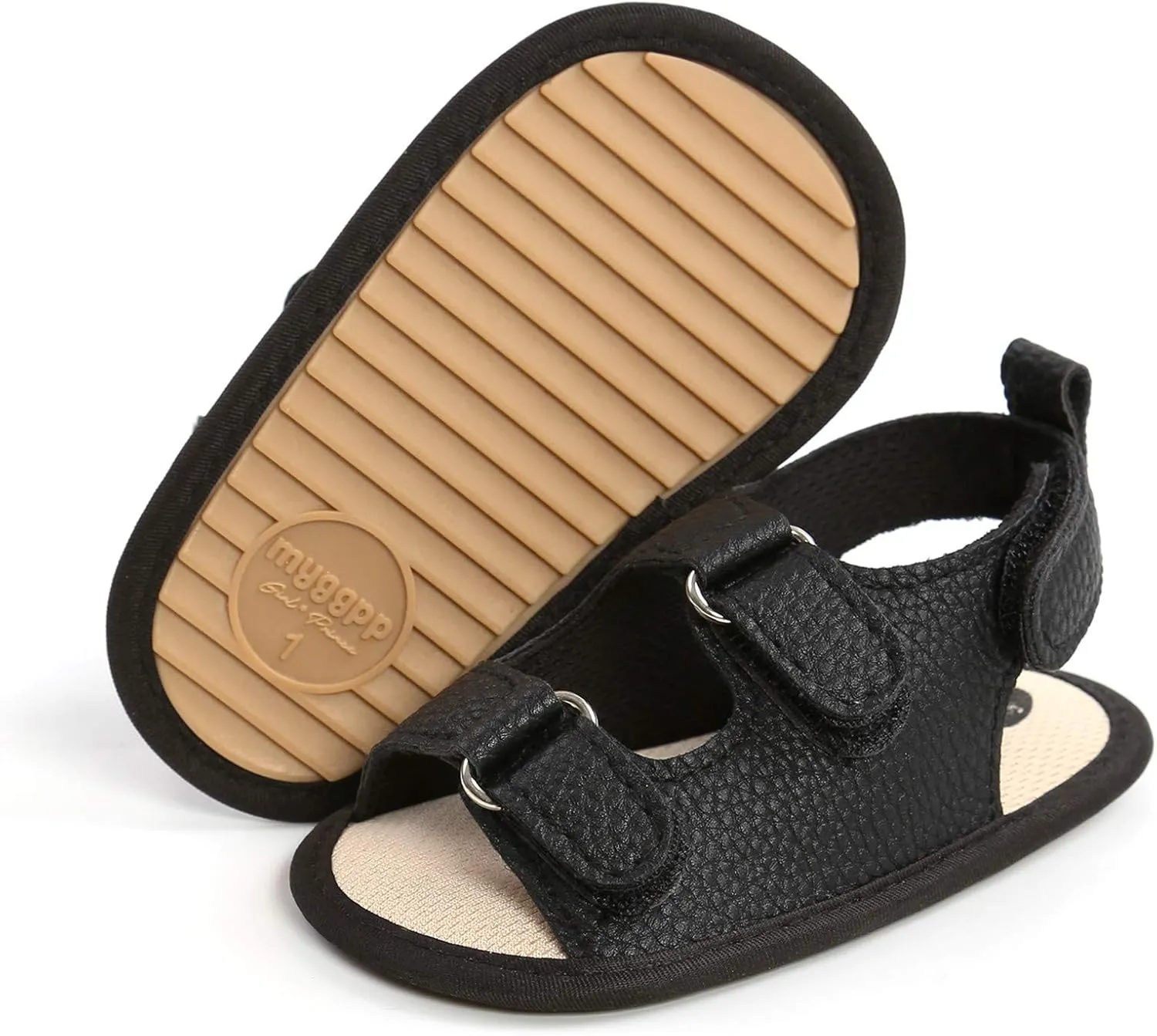 Girls Prewalker Walking Soft Sandals Sole Flat Boys Non-Slip Shoes Baby Rubber Baby Shoes Toddler Mary Jane Shoes