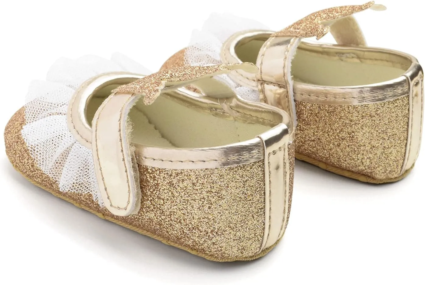 Girls Slip on Sneakers Soft Crown Yarn Toddler Princess Shoes Shoes Shape Fashion Baby Light up Tennis Shoes