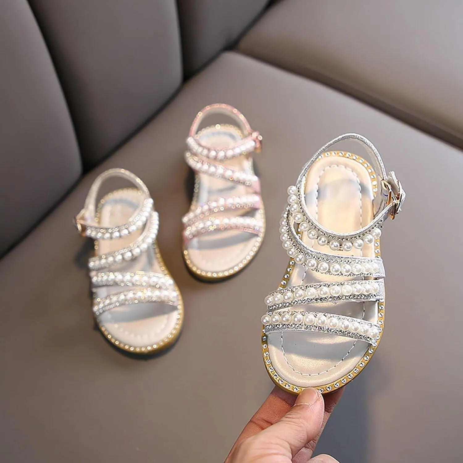 Girls Summer Sandals Children Shoes Summer Flower Sandals Fashion Little Girls Soft Sole Sandals Summer Shoes