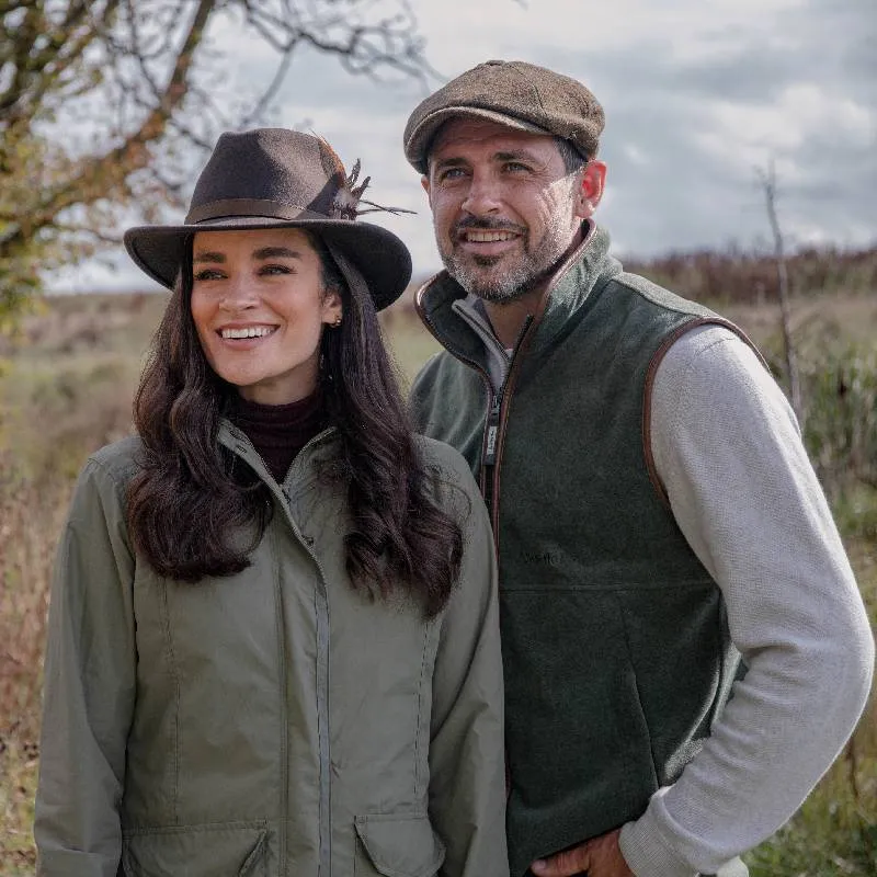 Hicks & Brown Suffolk Gamebird Fedora Hat - Brown