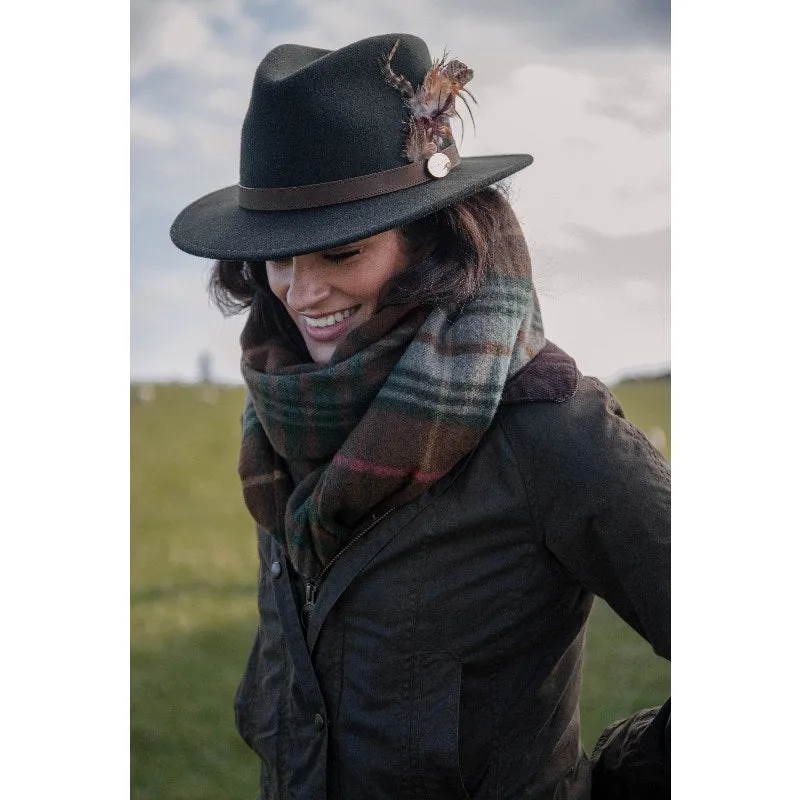 Hicks & Brown Suffolk Gamebird Fedora Hat - Brown
