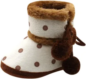High Top Toddler Size 5 Warming Booties Infant Shoes Soft Toddler Boots Baby Snow Boys Girls Baby Shoes Tennis Shoes for Girls