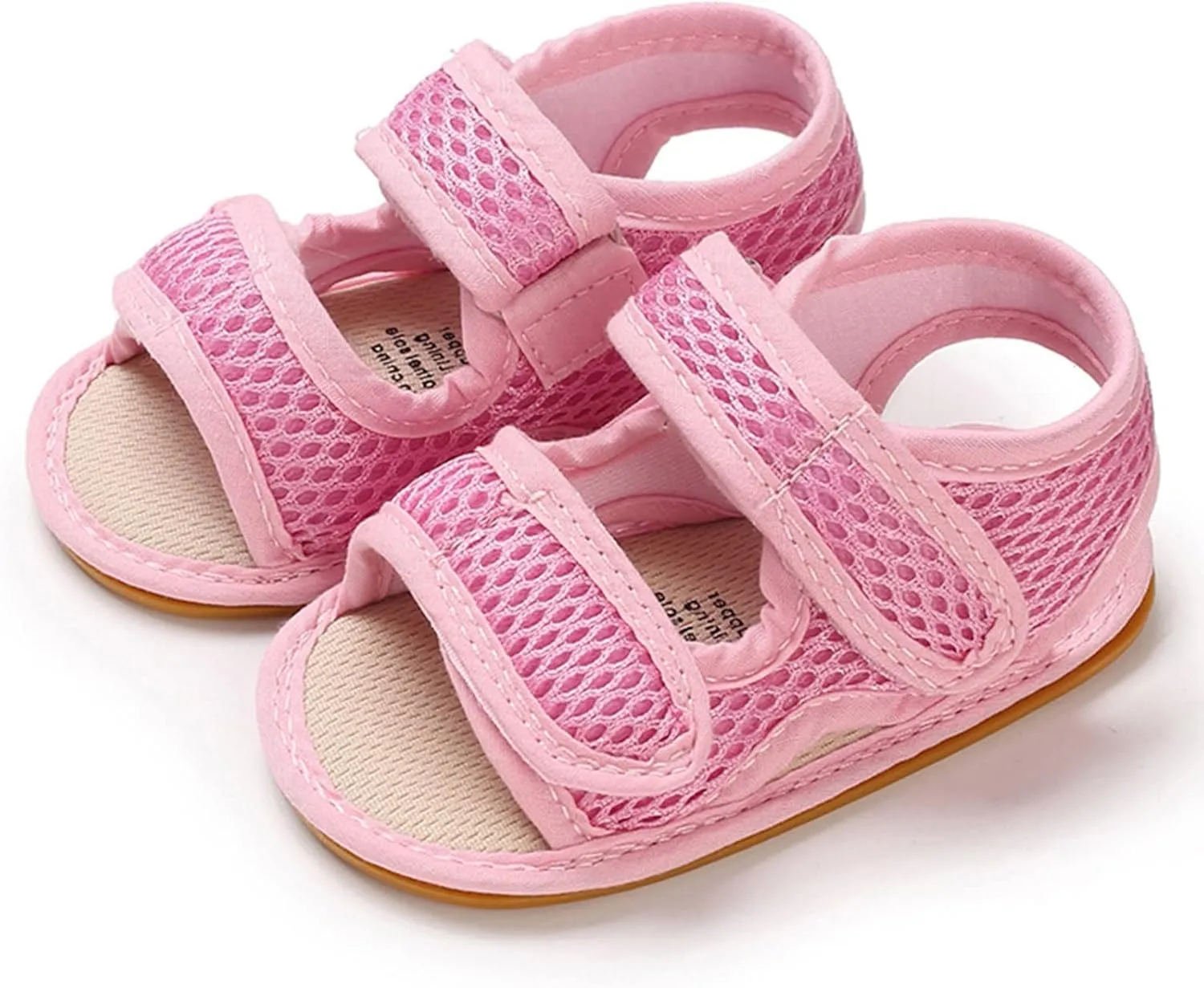 Infant Baby Boys Girls Beach Sandals Non Slip Soft Rubber Sole Toddler Outdoor Open-Toe First Walker Shoes