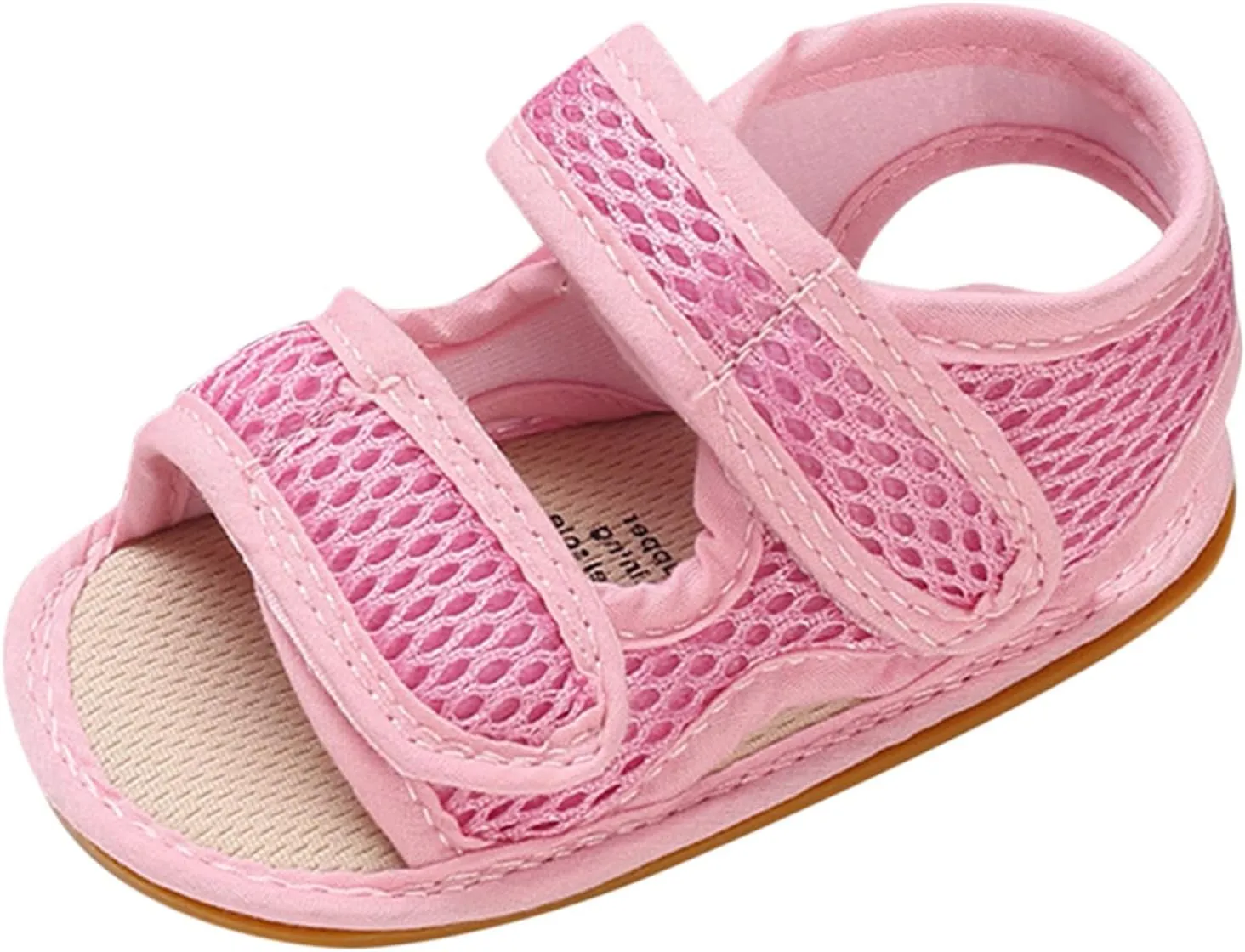 Infant Baby Boys Girls Beach Sandals Non Slip Soft Rubber Sole Toddler Outdoor Open-Toe First Walker Shoes