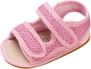 Infant Baby Boys Girls Beach Sandals Non Slip Soft Rubber Sole Toddler Outdoor Open-Toe First Walker Shoes