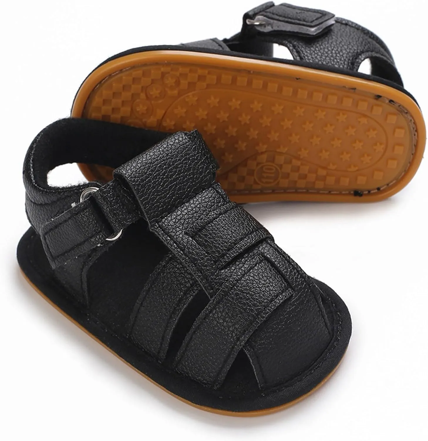 Infant Baby Boys Girls Shoes Summer Sandals Soft Sole Non-Slip Newborn Toddler First Walking Crib Athletic Shoes