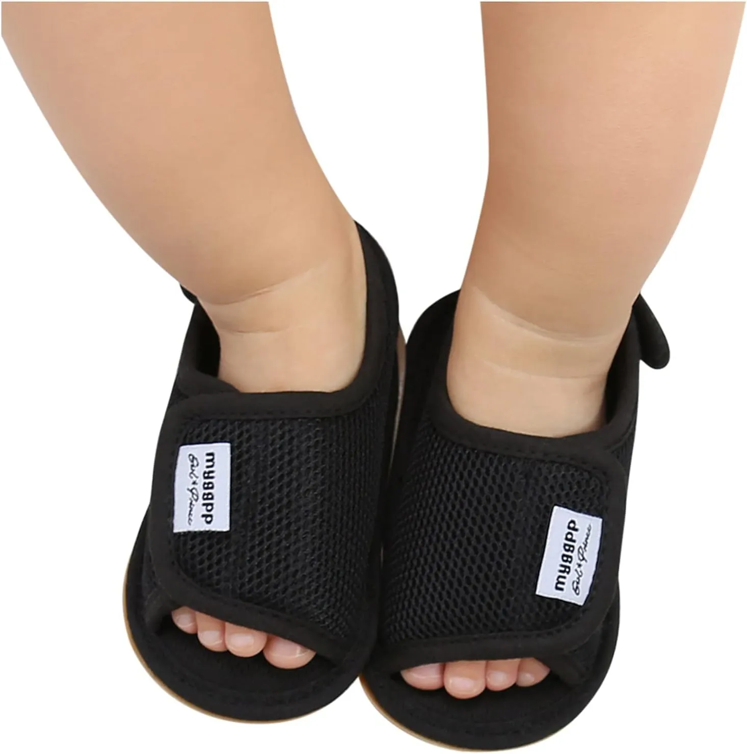 Infant Baby Boys Girls Summer Open Toe Sandals Non Slip Soft Sole Toddler First Walke Crib Shoes Mesh Flat Shoes