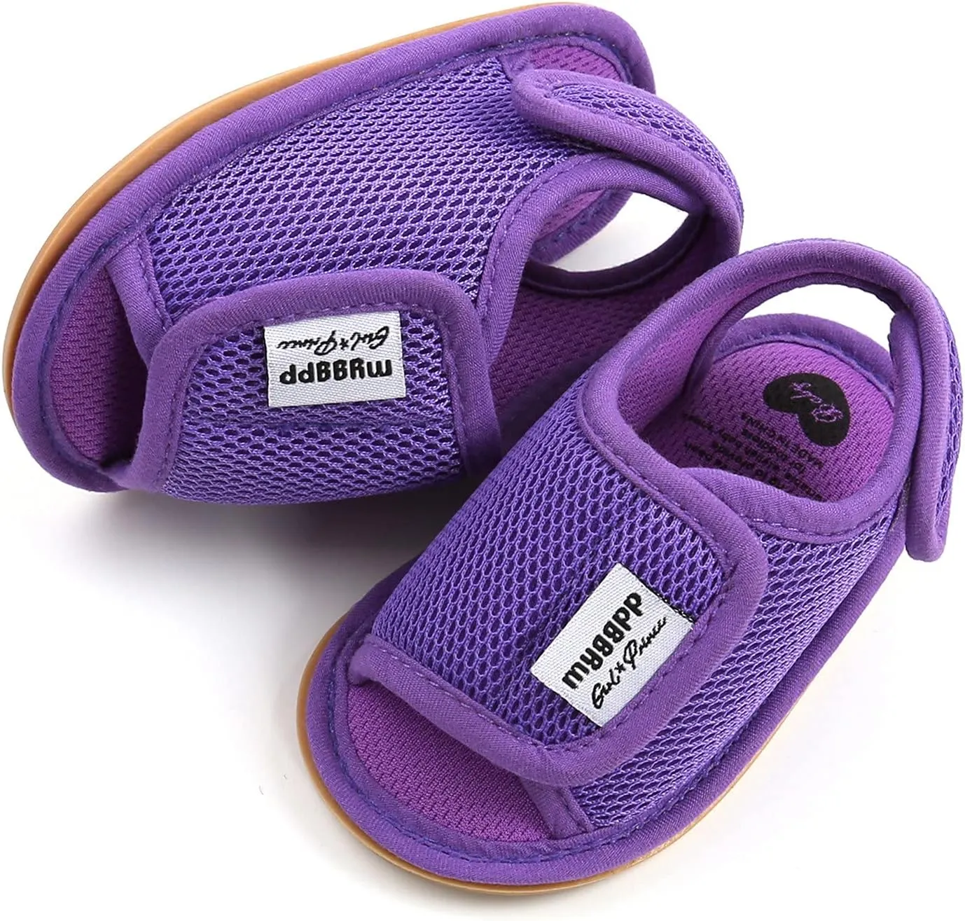 Infant Baby Boys Girls Summer Open Toe Sandals Non Slip Soft Sole Toddler First Walke Crib Shoes Mesh Flat Shoes