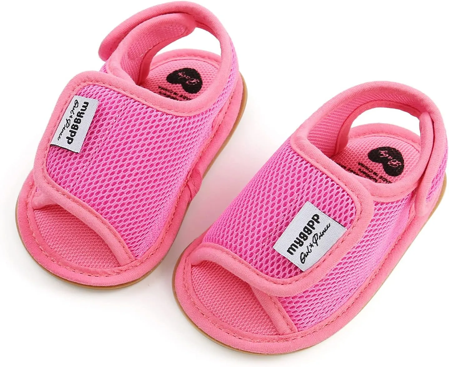 Infant Baby Boys Girls Summer Open Toe Sandals Non Slip Soft Sole Toddler First Walke Crib Shoes Mesh Flat Shoes