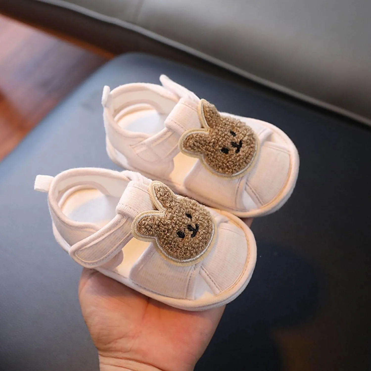 Infant Baby Boys Girls Summer Softy Beach Sandals Breathable Cartoon Anti-slip Soft Sole First Walkers Crib Shoes