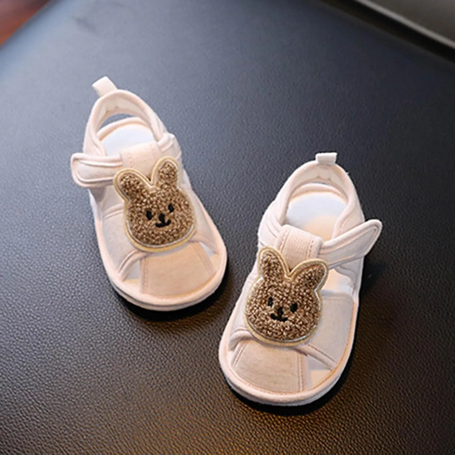 Infant Baby Boys Girls Summer Softy Beach Sandals Breathable Cartoon Anti-slip Soft Sole First Walkers Crib Shoes