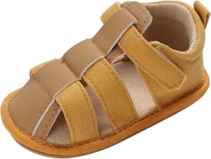Infant Baby Girls Boys Sandals Beach Outdoor Bowknot Soft Rubber Sole Toddler Princess Dress Flats Walking Shoes