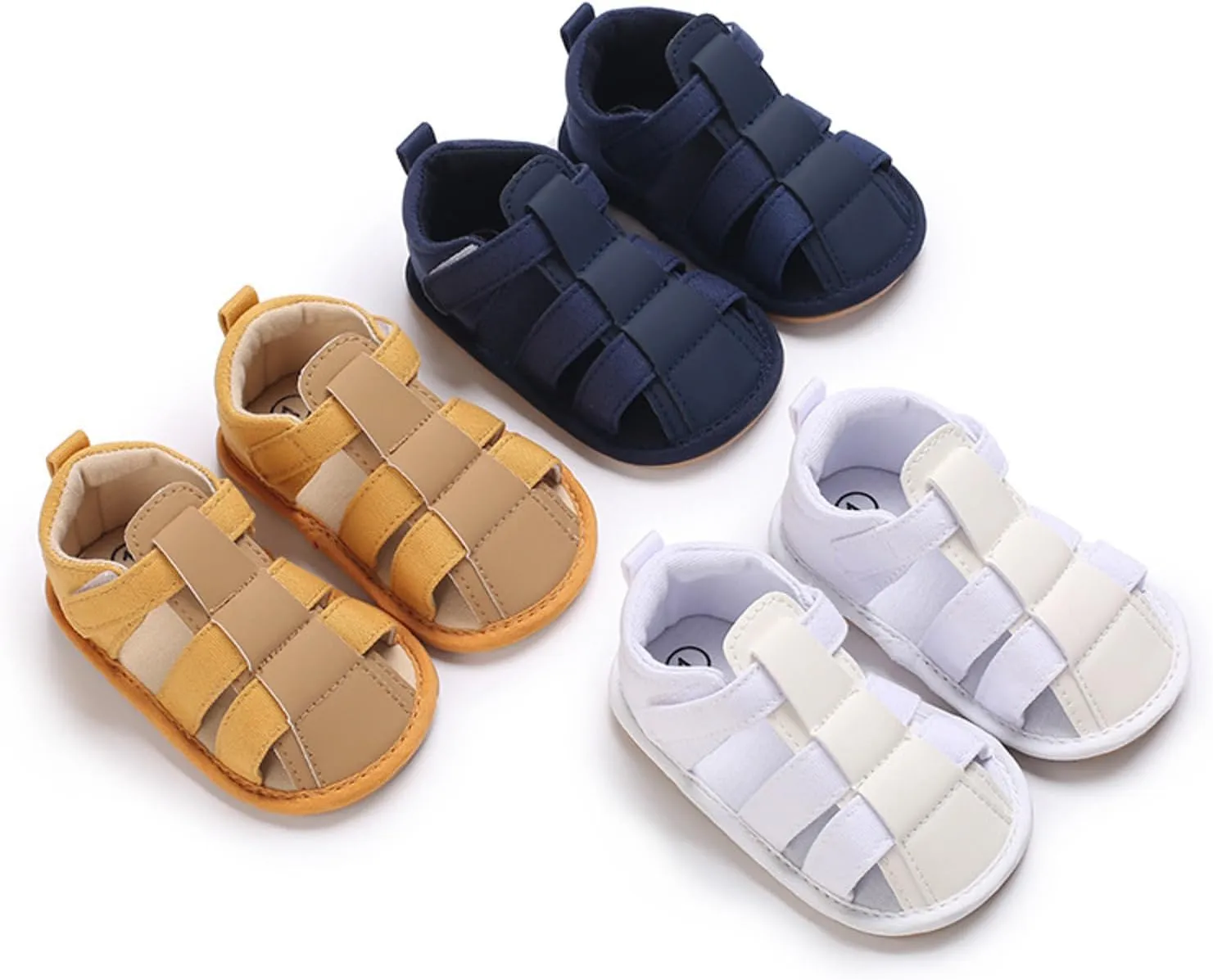 Infant Baby Girls Boys Sandals Beach Outdoor Bowknot Soft Rubber Sole Toddler Princess Dress Flats Walking Shoes